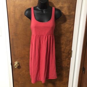 Women’s S small Mossimo pink/coral sleeveless baby doll dress. Fun & flirty.